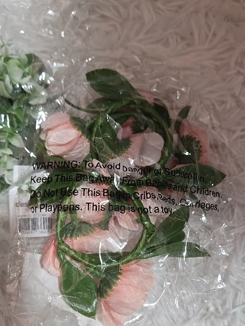 Faux Floral Mini Wreth And Pack Stem Plant Pick Green White Reds Pink Colorful